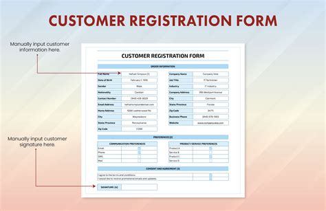 Customer Registration .